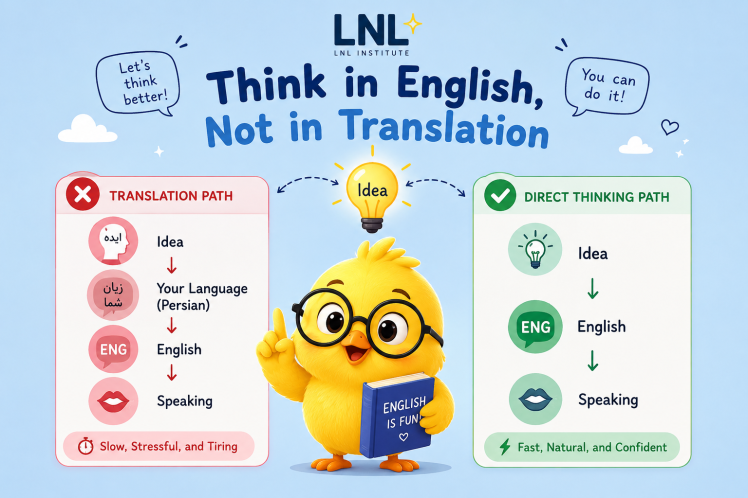  ?How to think in English Instead of translating in your head